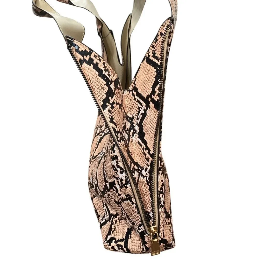 Ustyle Snakeskin Pattern Hobo Bag